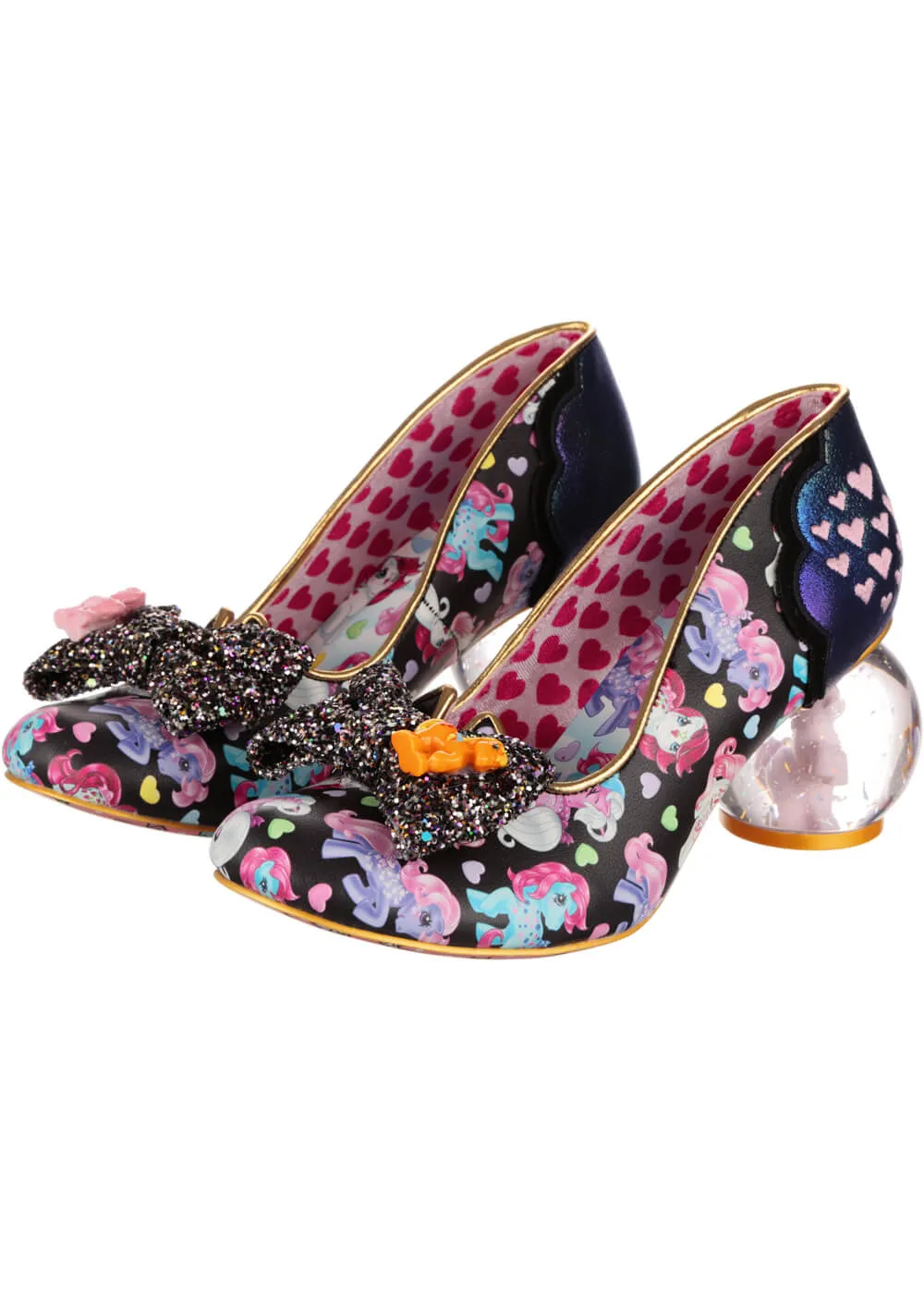 Irregular Choice x My Little Pony Sparkle Heart Pumps Black