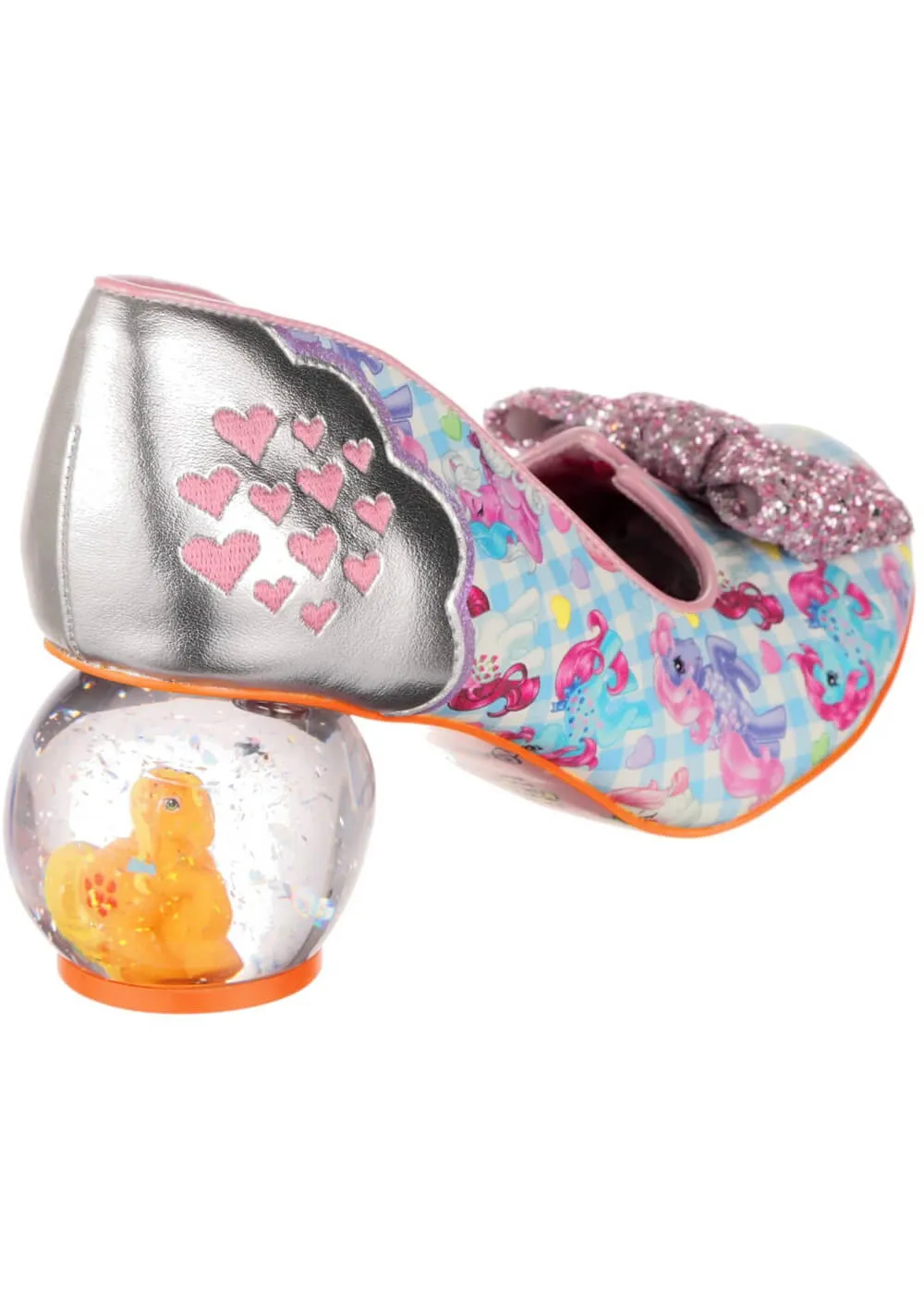 Irregular Choice x My Little Pony Sparkle Heart Pumps Blue