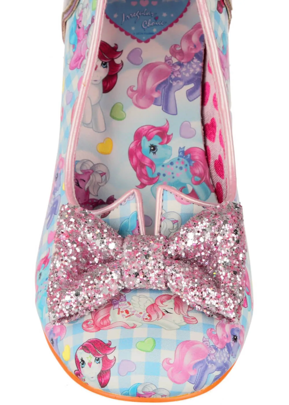 Irregular Choice x My Little Pony Sparkle Heart Pumps Blue