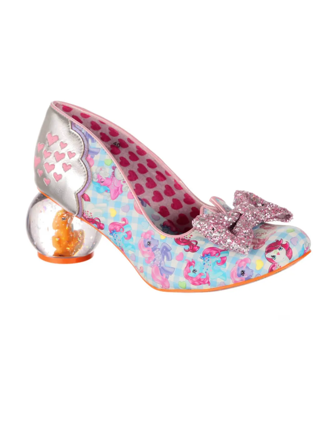 Irregular Choice x My Little Pony Sparkle Heart Pumps Blue