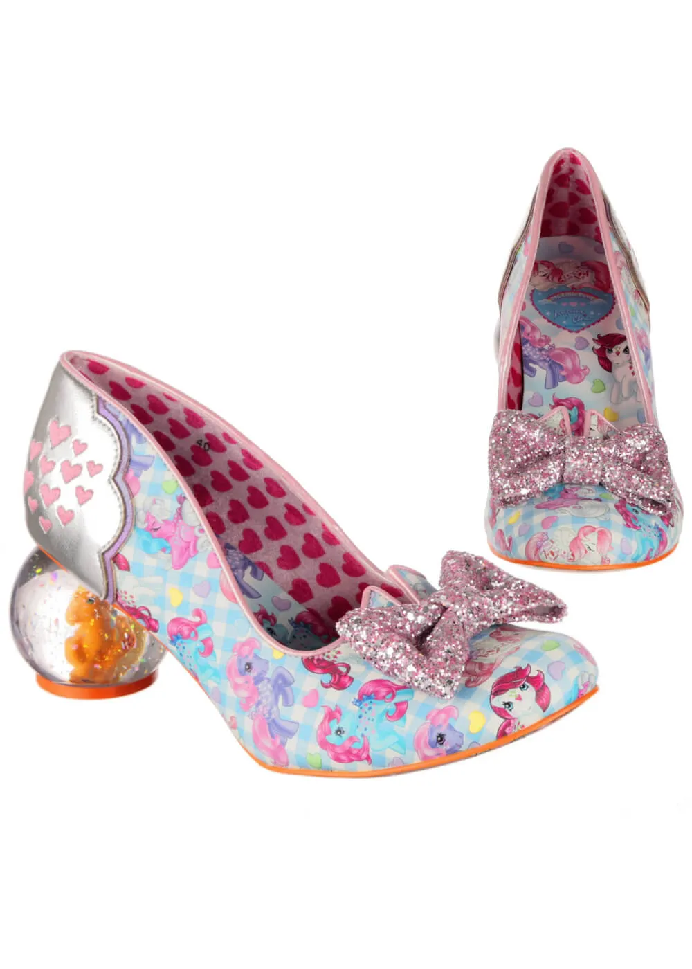 Irregular Choice x My Little Pony Sparkle Heart Pumps Blue