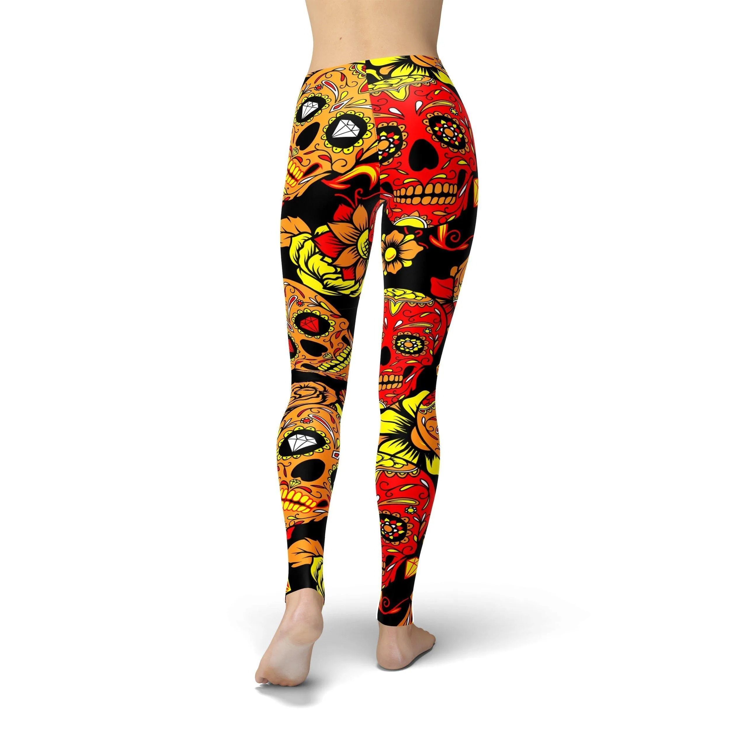 Jean Halloween Skulls Leggings