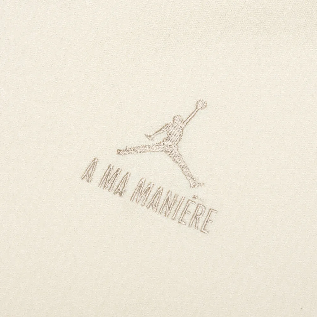 Jordan x A Ma Maniere Jacquard Hoodie - Coconut Milk