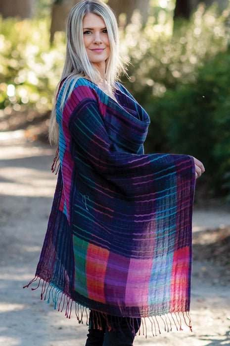 Kalya Wool & Cotton Shawl