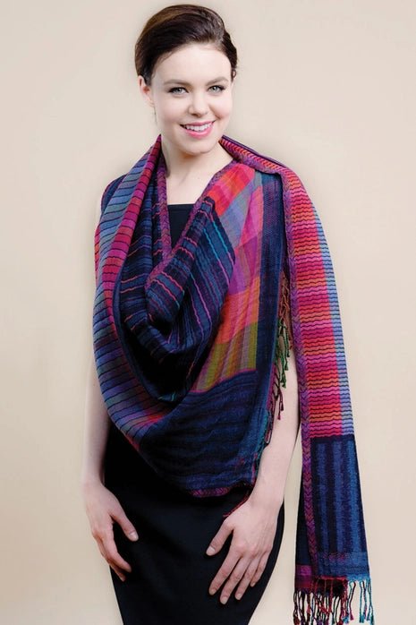 Kalya Wool & Cotton Shawl