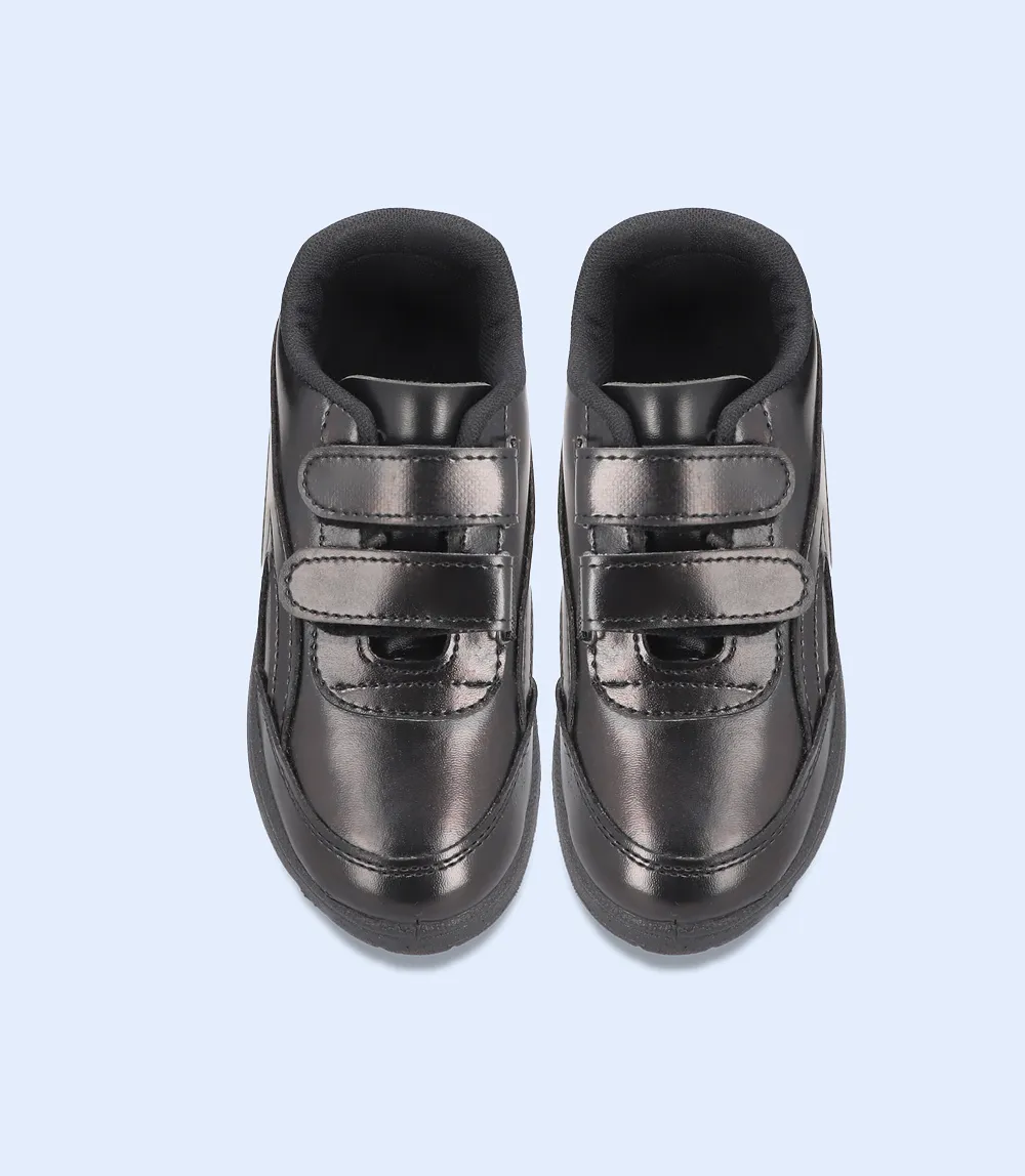 KB0035-BLACK-Boys Casual School Shoes