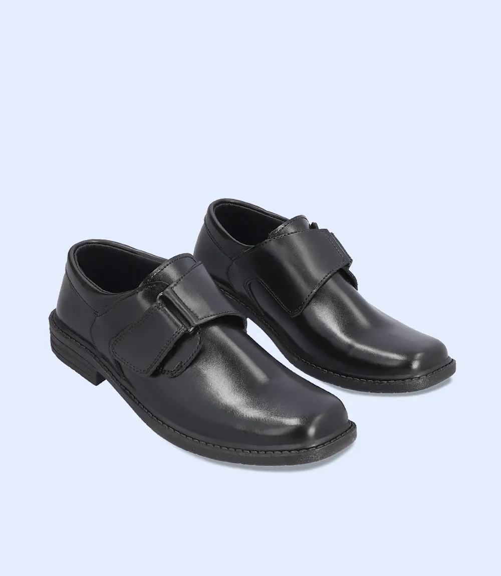 KB0049-BLACK-Boys Casual School Shoes