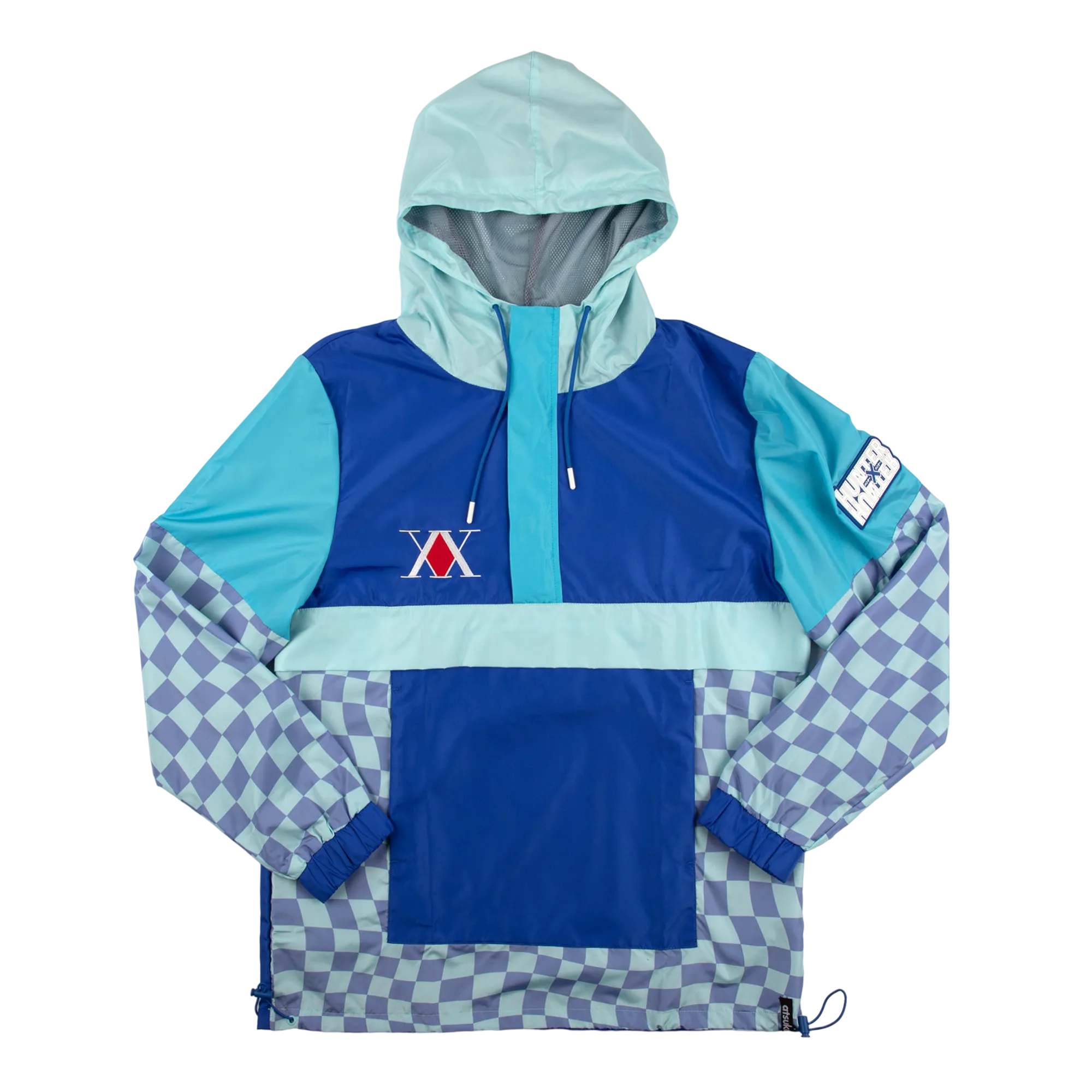 Killua Blue Checkered Anorak