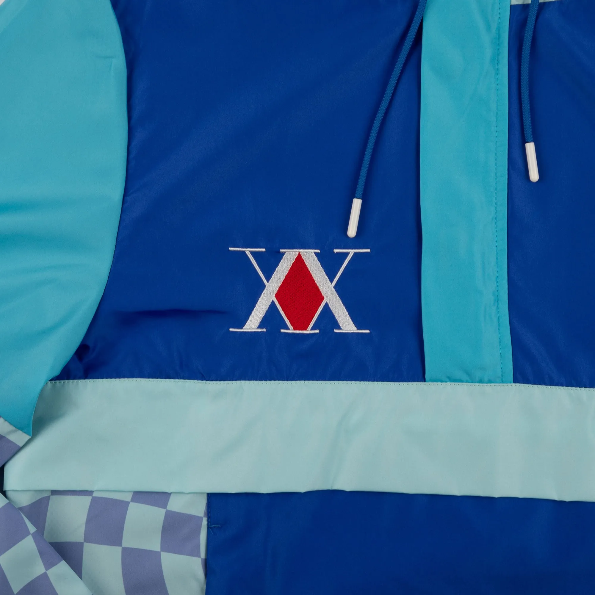 Killua Blue Checkered Anorak