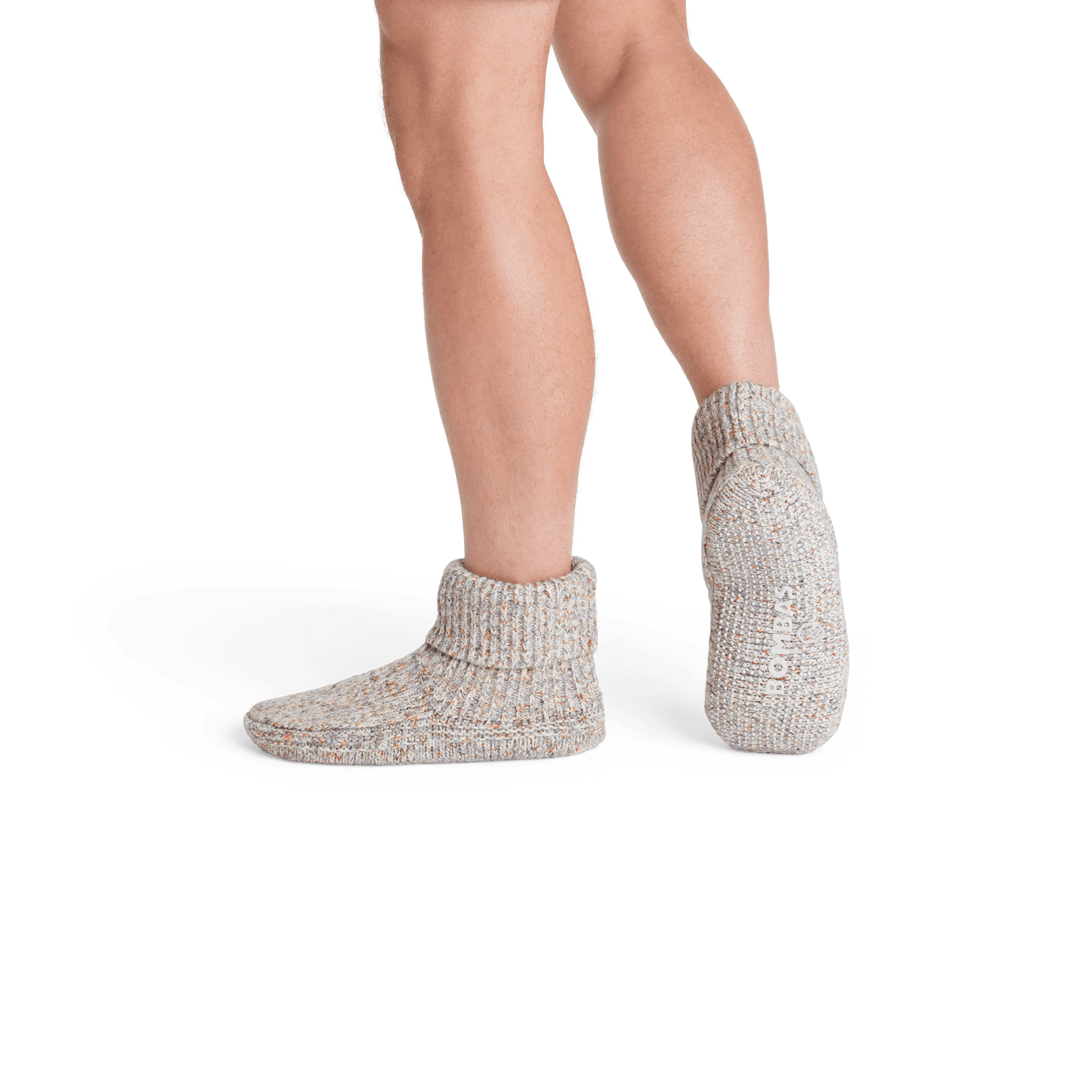 Men's Gripper Slipper Bootie - Sherpa-Lined