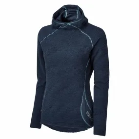 OMM  Core+ Insulated & Sweat Wicking Womens Running Hoodie Navy