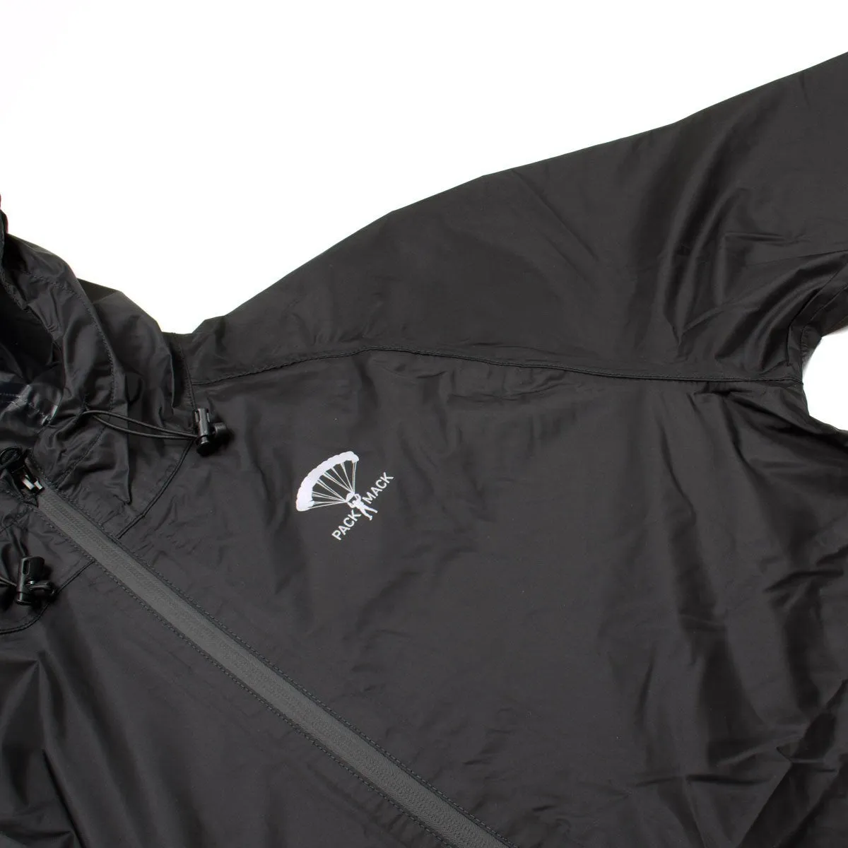 Packmack - #300 Parka Full Zip Raincoat - Black