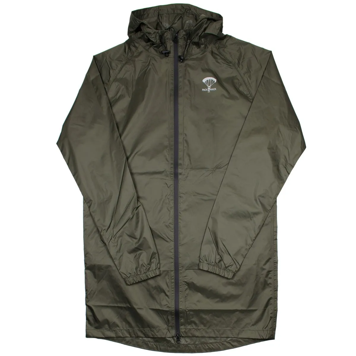 Packmack - #300 Parka Full Zip Raincoat - Olive Drab