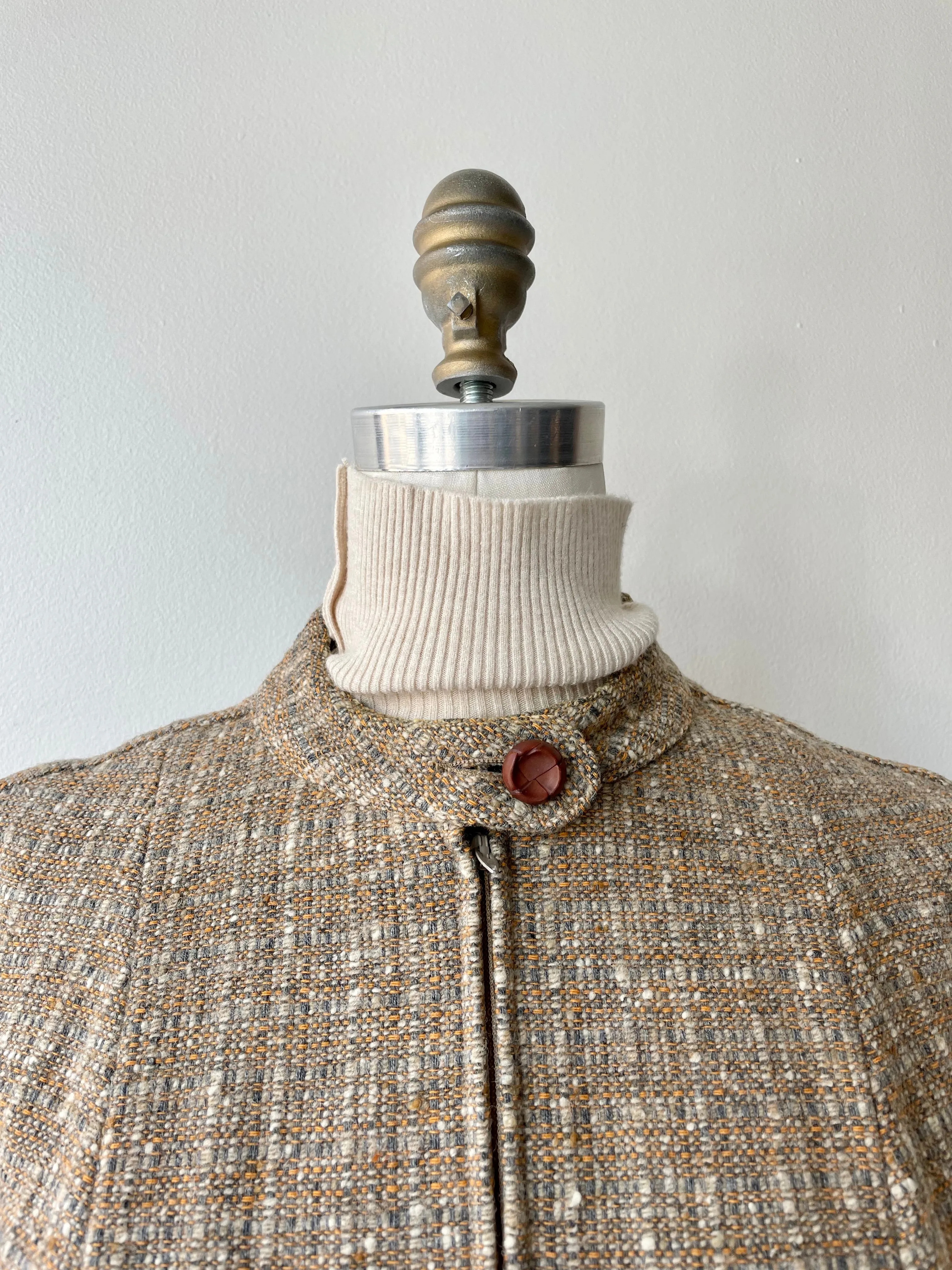 Pendleton 1970s Tweed Tunic Dress