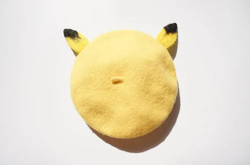 ''PIKACHU|POKEMON'' YELLOW BERET BY51023