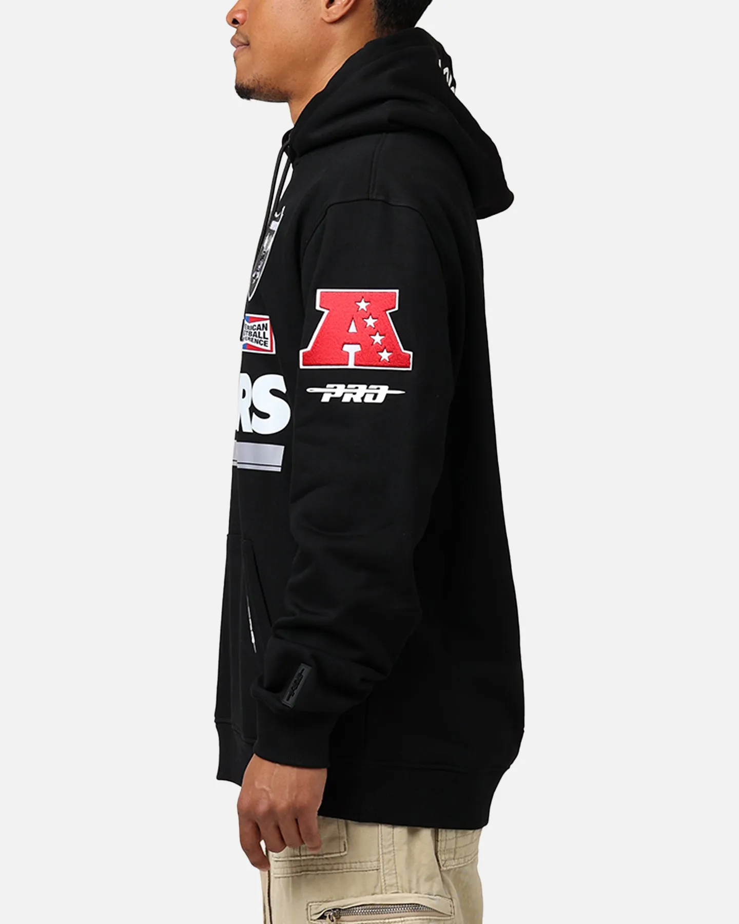 Pro Standard Las Vegas Raiders Fast Lane Hoodie Black