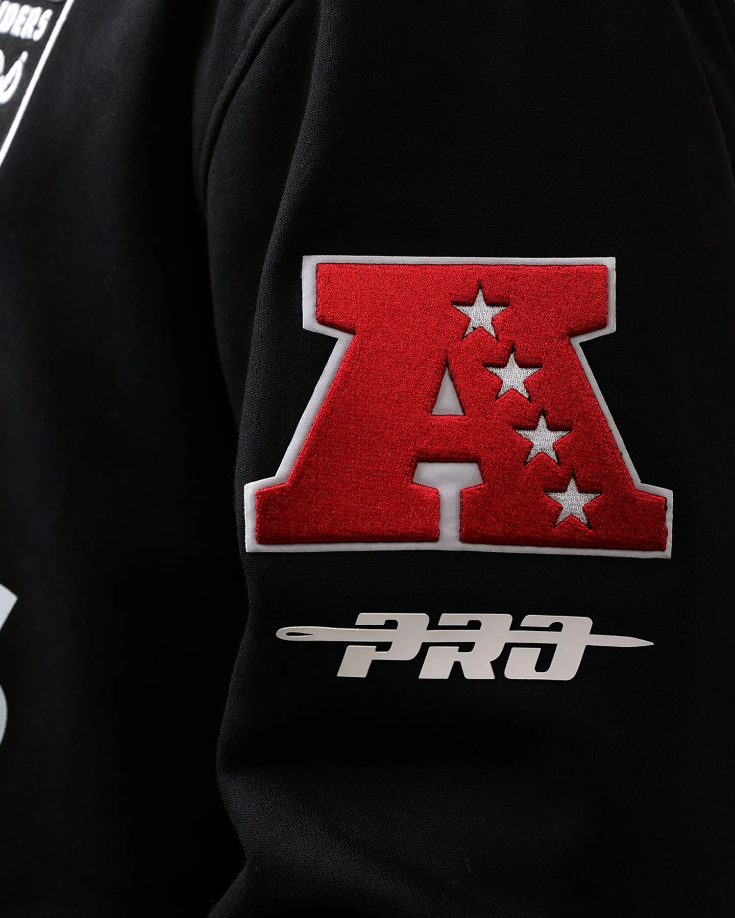 Pro Standard Las Vegas Raiders Fast Lane Hoodie Black