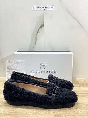 Prosperine Mocassino donna in Fur Joda Nero luxury made in italy 36