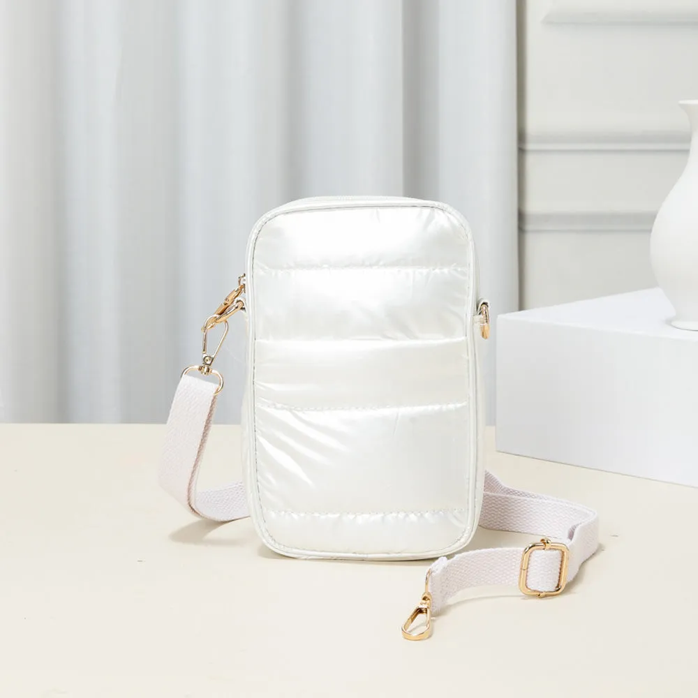 Puffer Rectangle Crossbody Bag