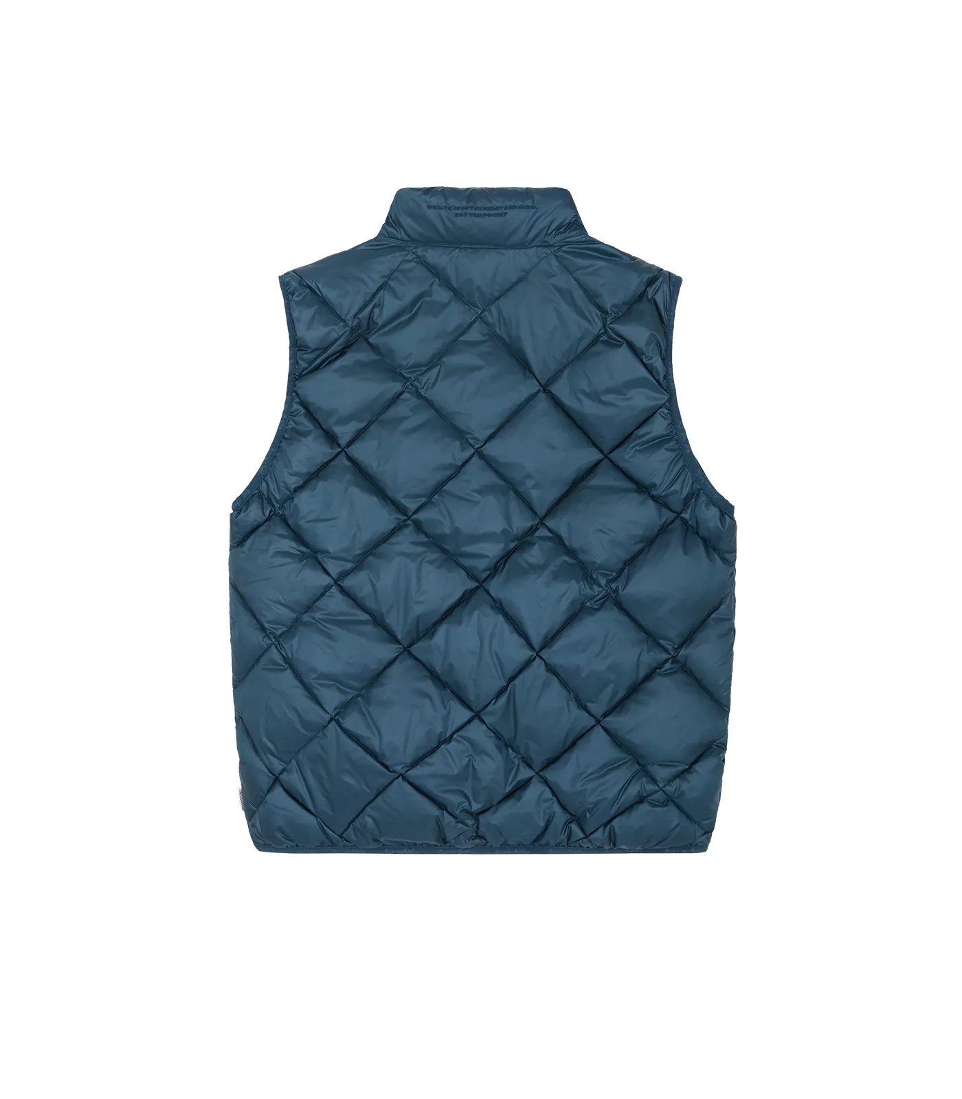 QUILTED LIGHTWEIGHT DOWN VEST - TEAL