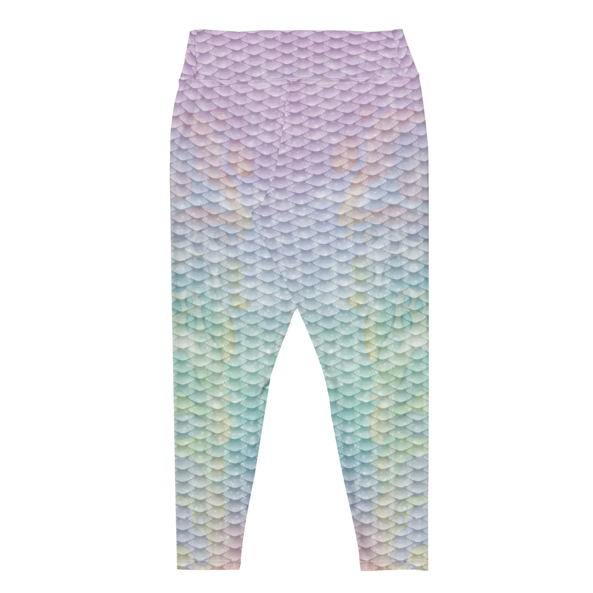 Rainbow Starfish Plus Size Merfolk Leggings