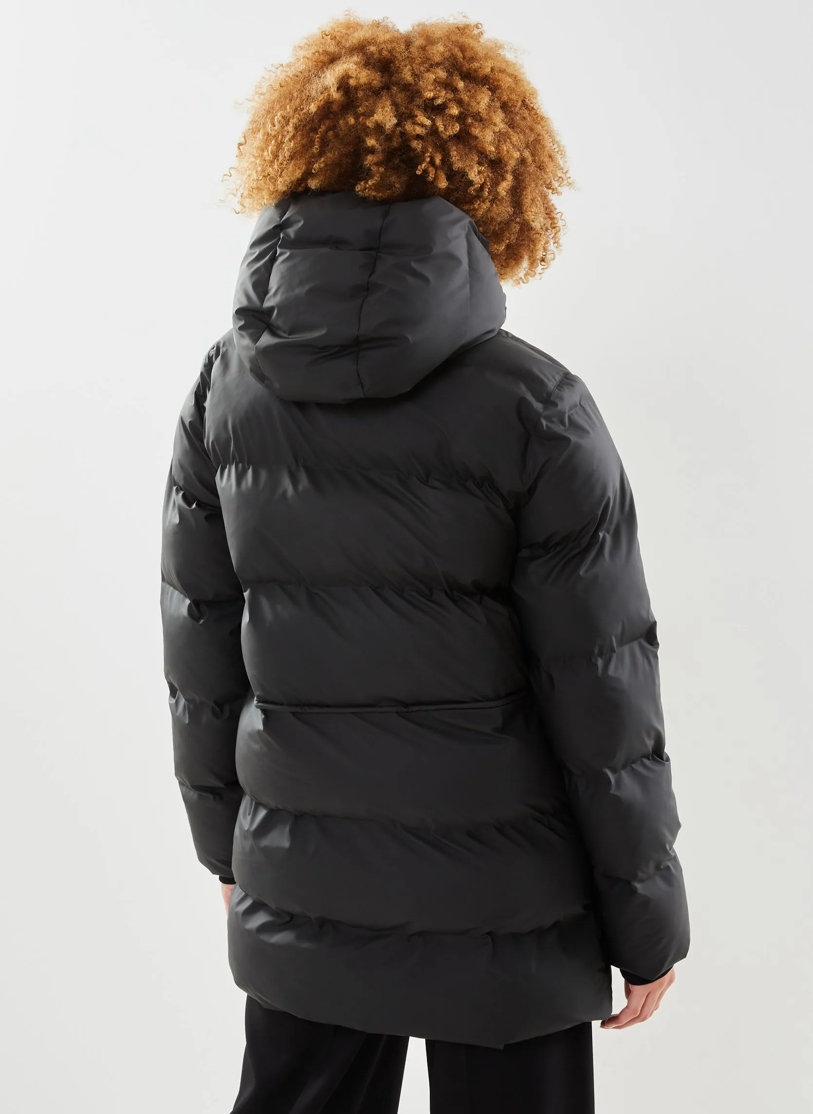 Rains W Alta Puffer Parka - Nero