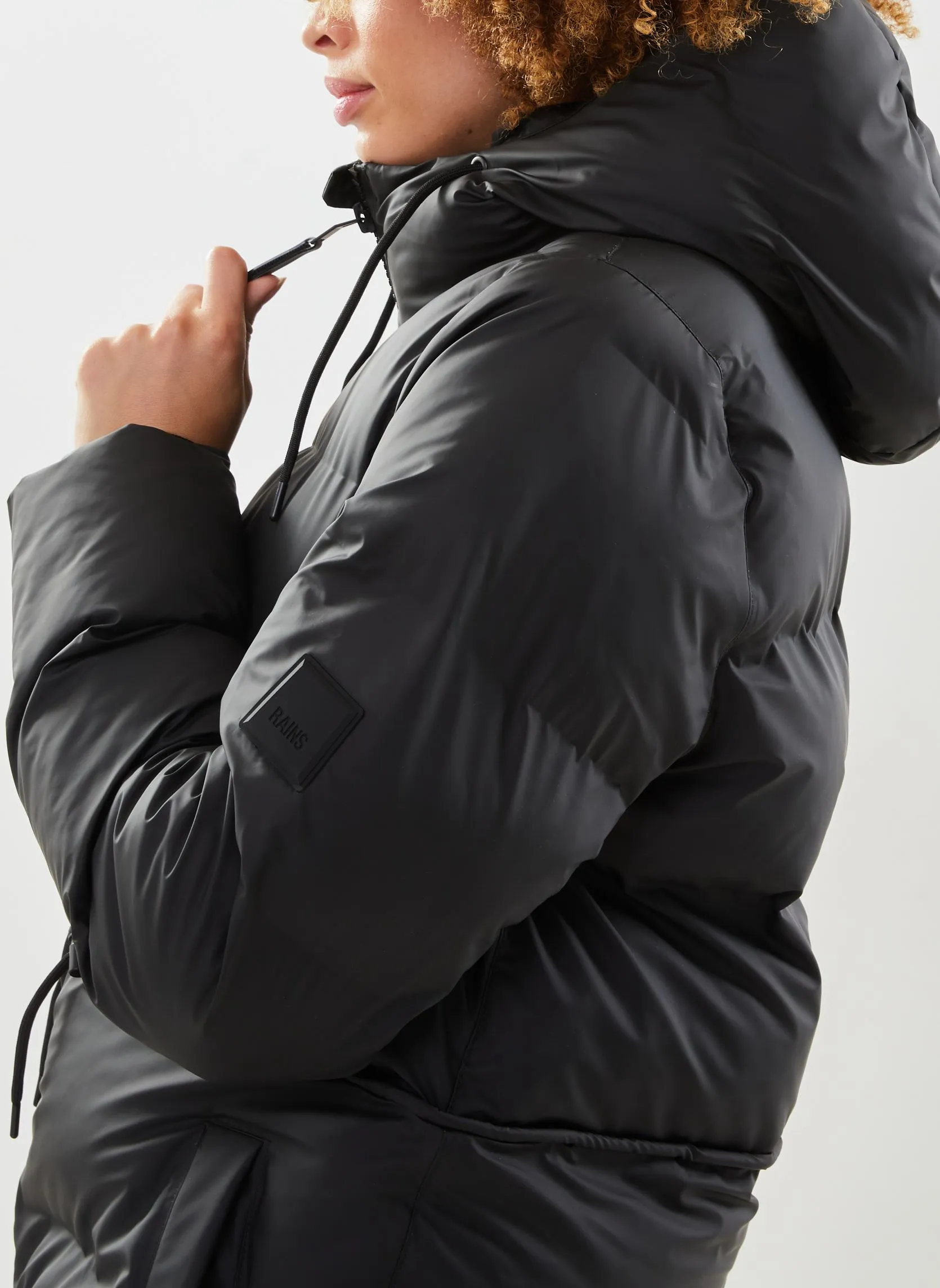 Rains W Alta Puffer Parka - Nero