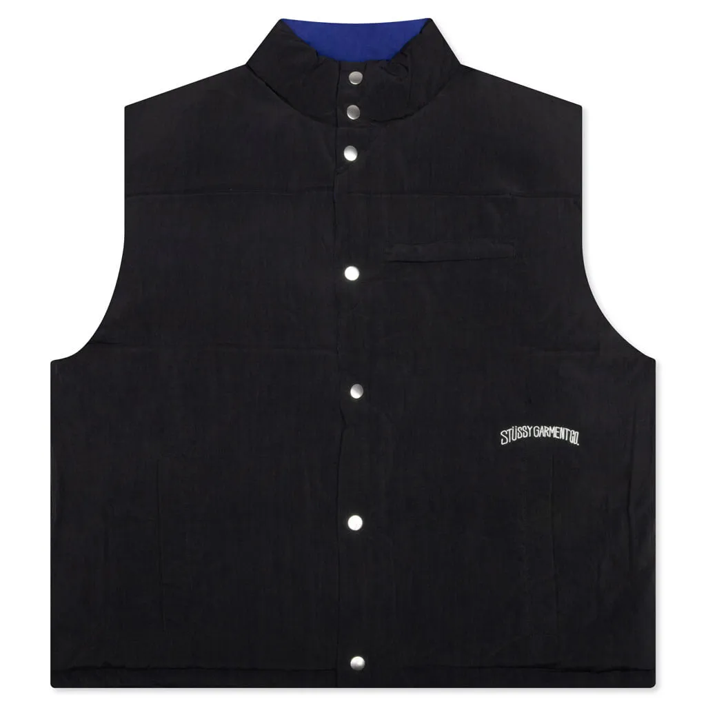 Reverse Down Workgear Vest - Royal