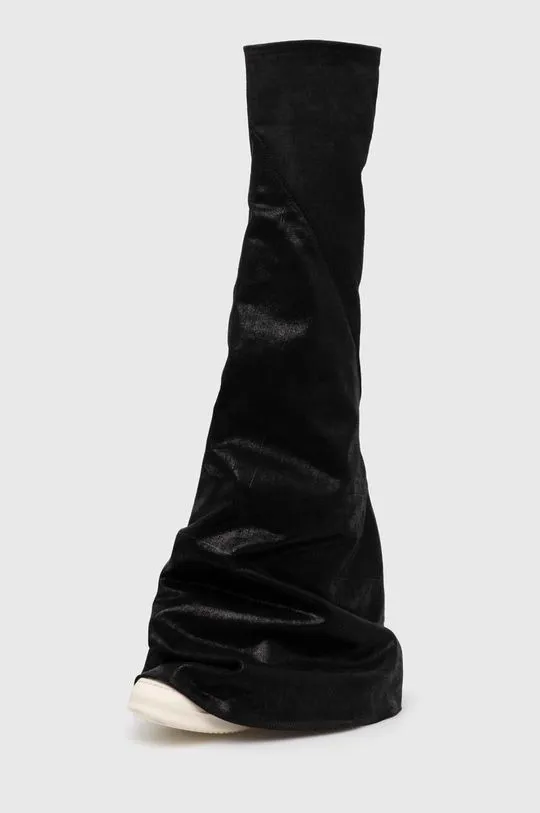 Rick Owens boots Denim Boots Fetish women's black color DS01D1815.BF.911