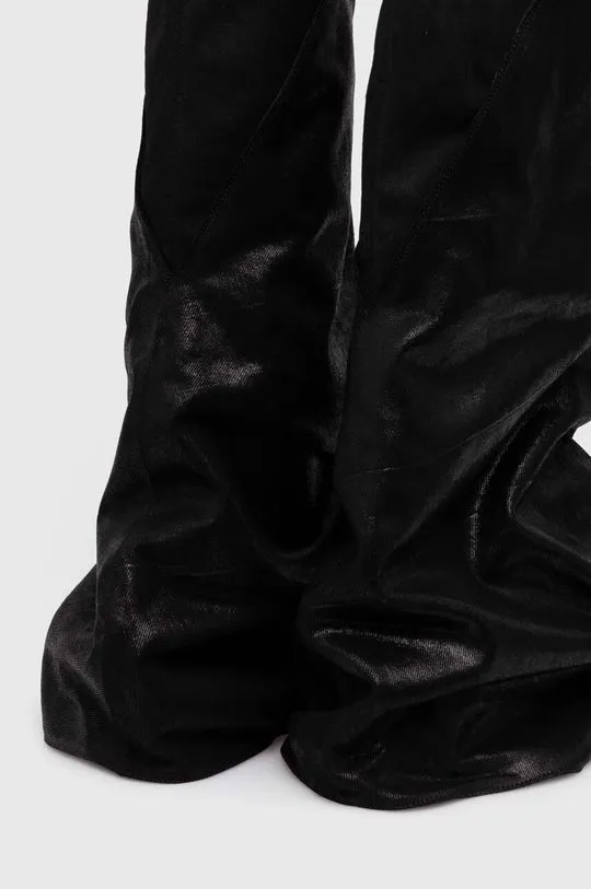 Rick Owens boots Denim Boots Fetish women's black color DS01D1815.BF.911