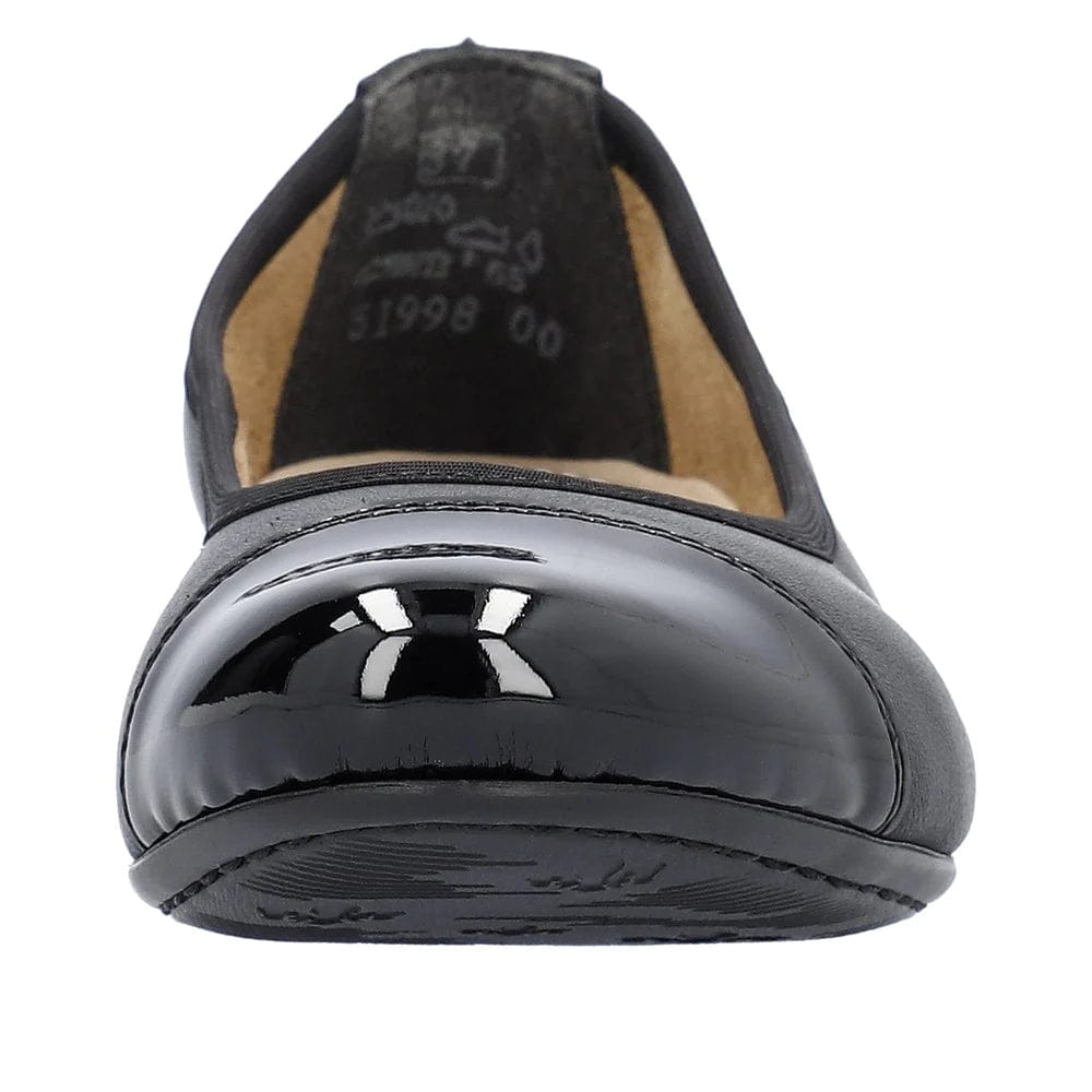 Rieker Black Slip On - 51998-00