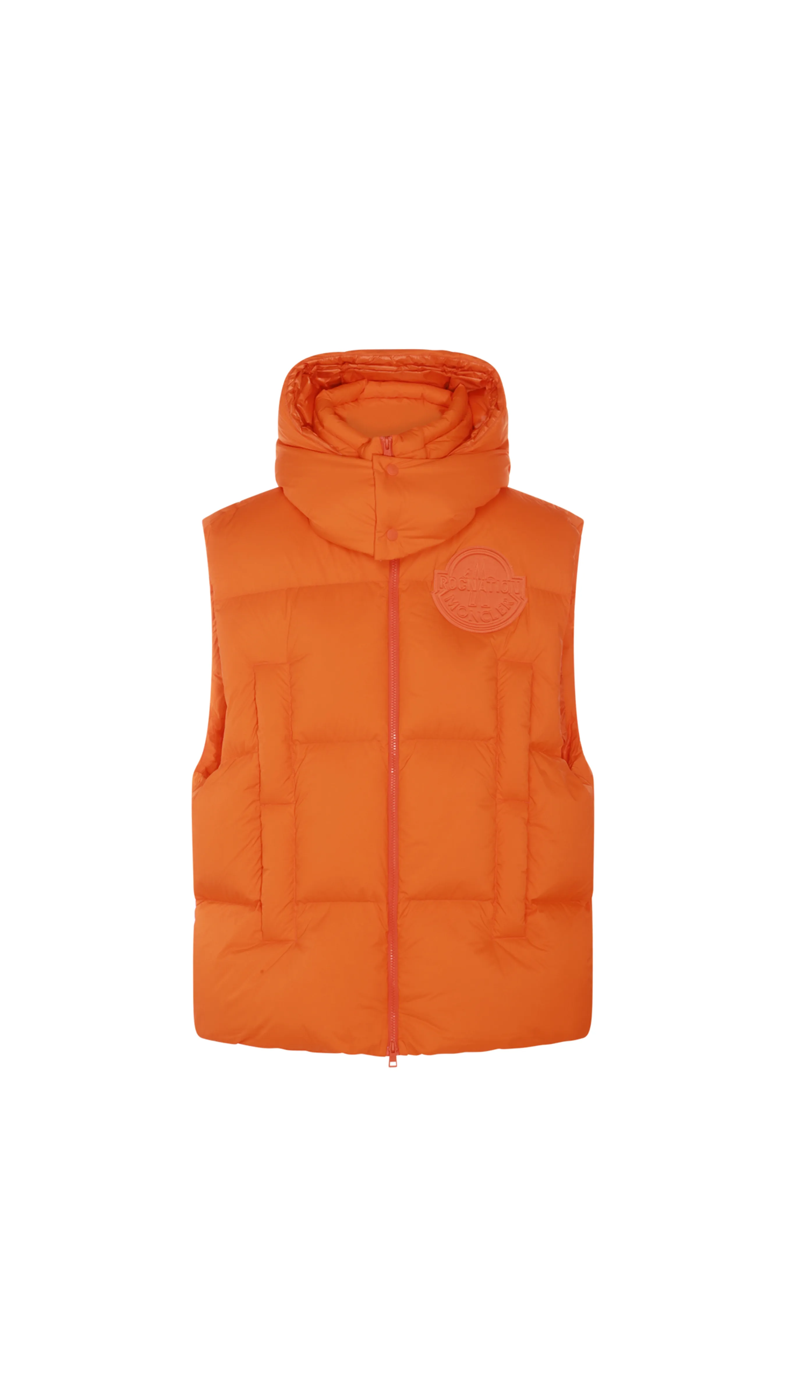 Rocnation Patch Down Vest - Orange