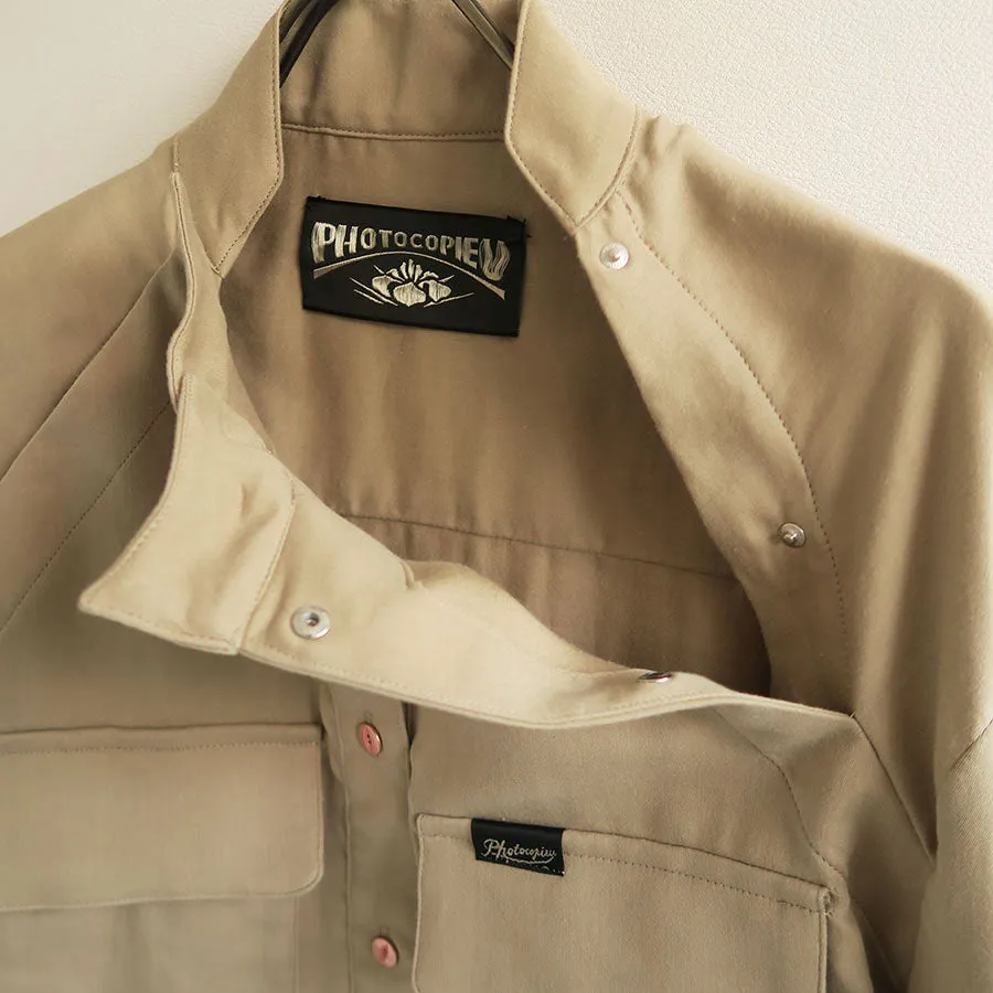 SALE 50%OFF ! 【PHOTOCOPIEU/フォトコピュー】DUTY JACKET SHIRT (NADIA) 232NDA