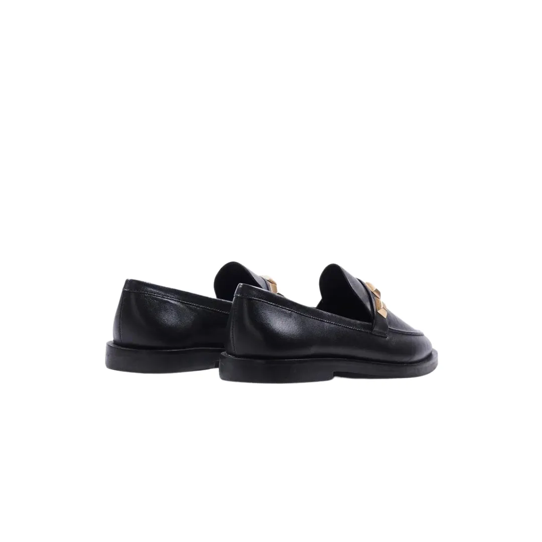 Sempre Di - Black Studded Loafer