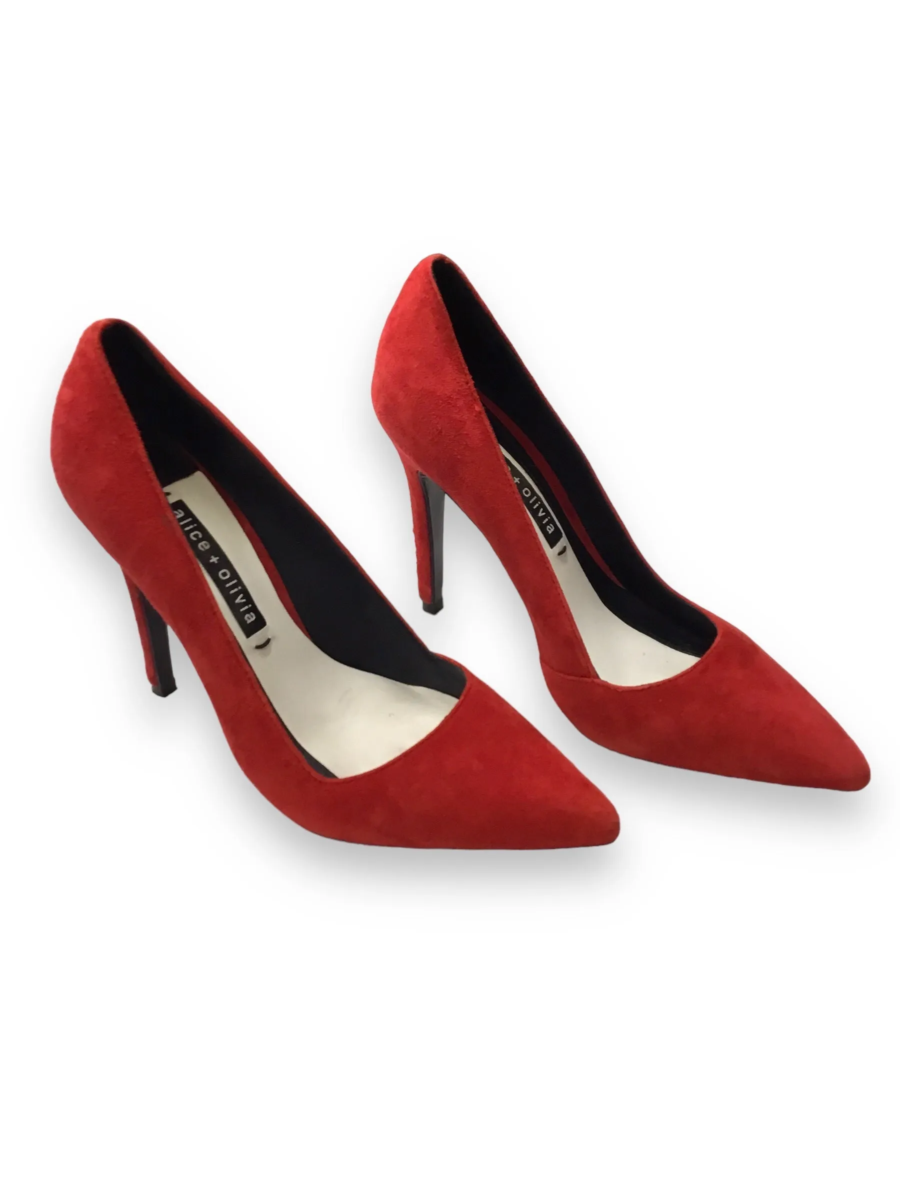 Shoes Heels Stiletto By Alice + Olivia In Red, Size: 7.5