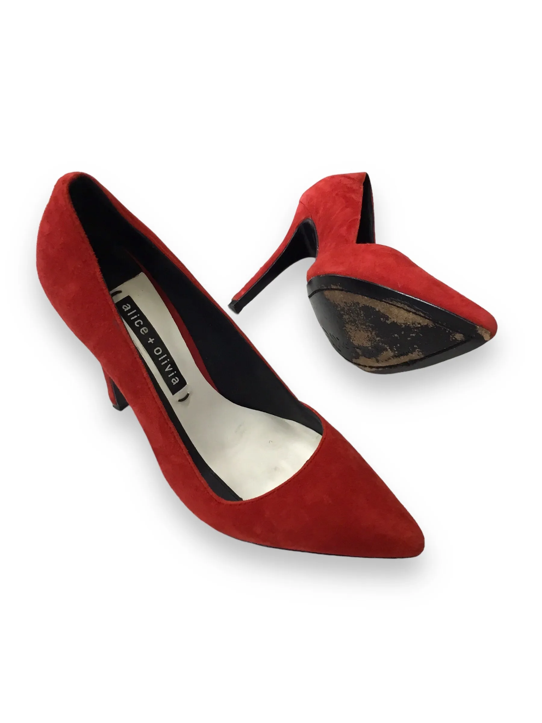 Shoes Heels Stiletto By Alice + Olivia In Red, Size: 7.5