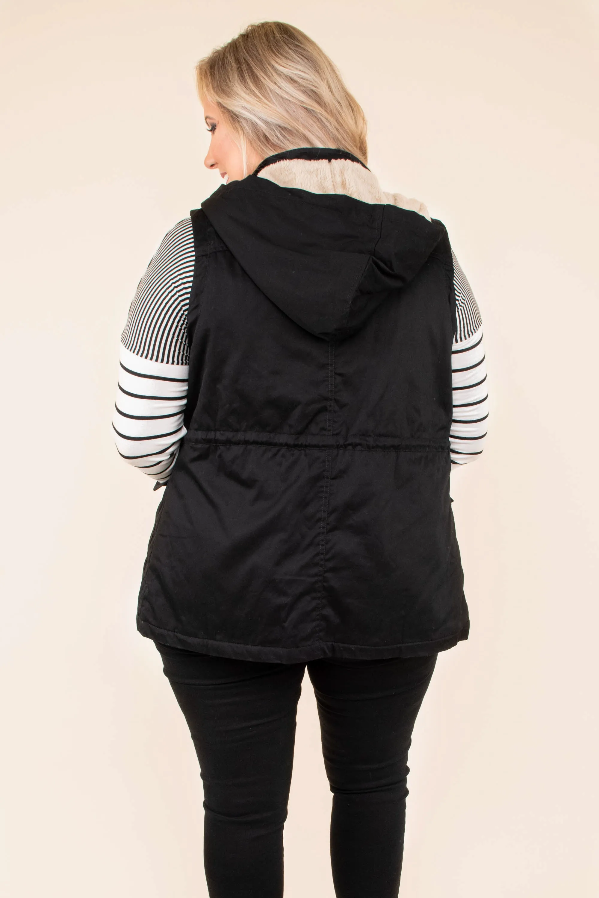 Sipping Cider Vest, Black