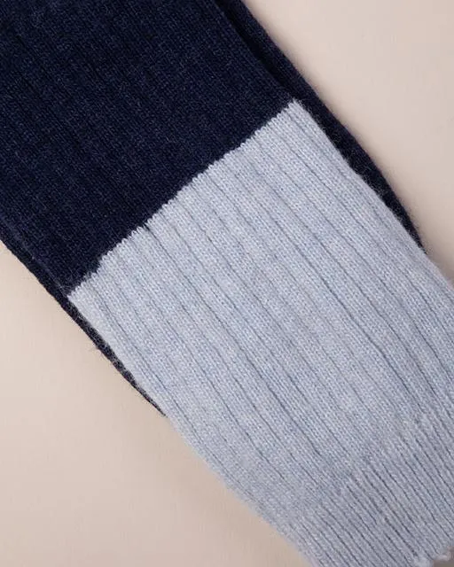 Sleep Socks Blue & Navy