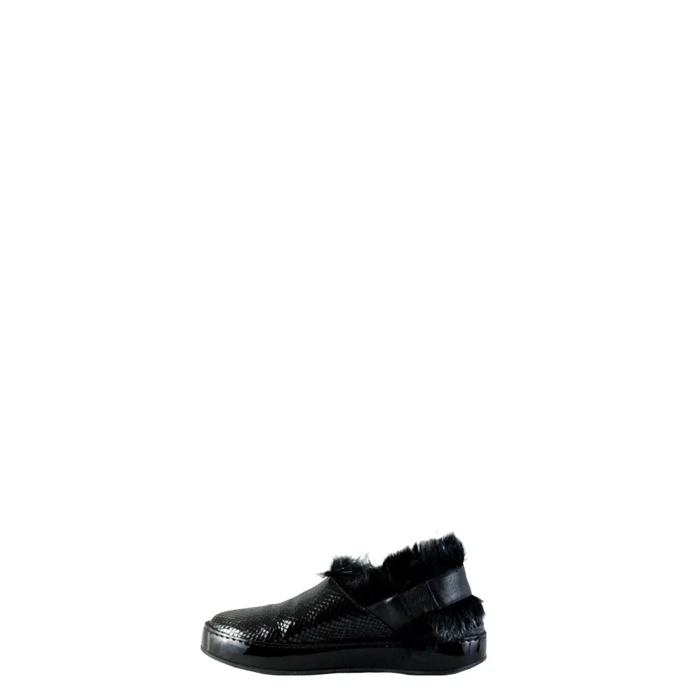 Slip On Fur Poison Black lo