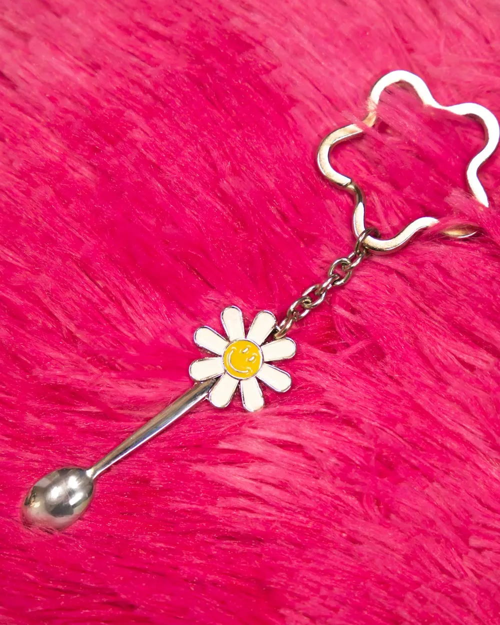 Snow Flower Keychain