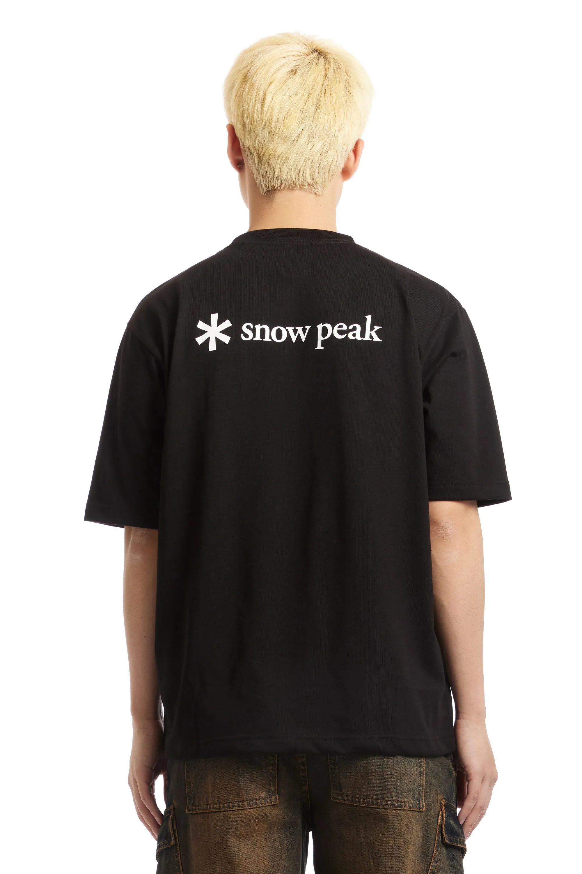 SNOW PEAK - SP BACK PRINTED LOGO TEE