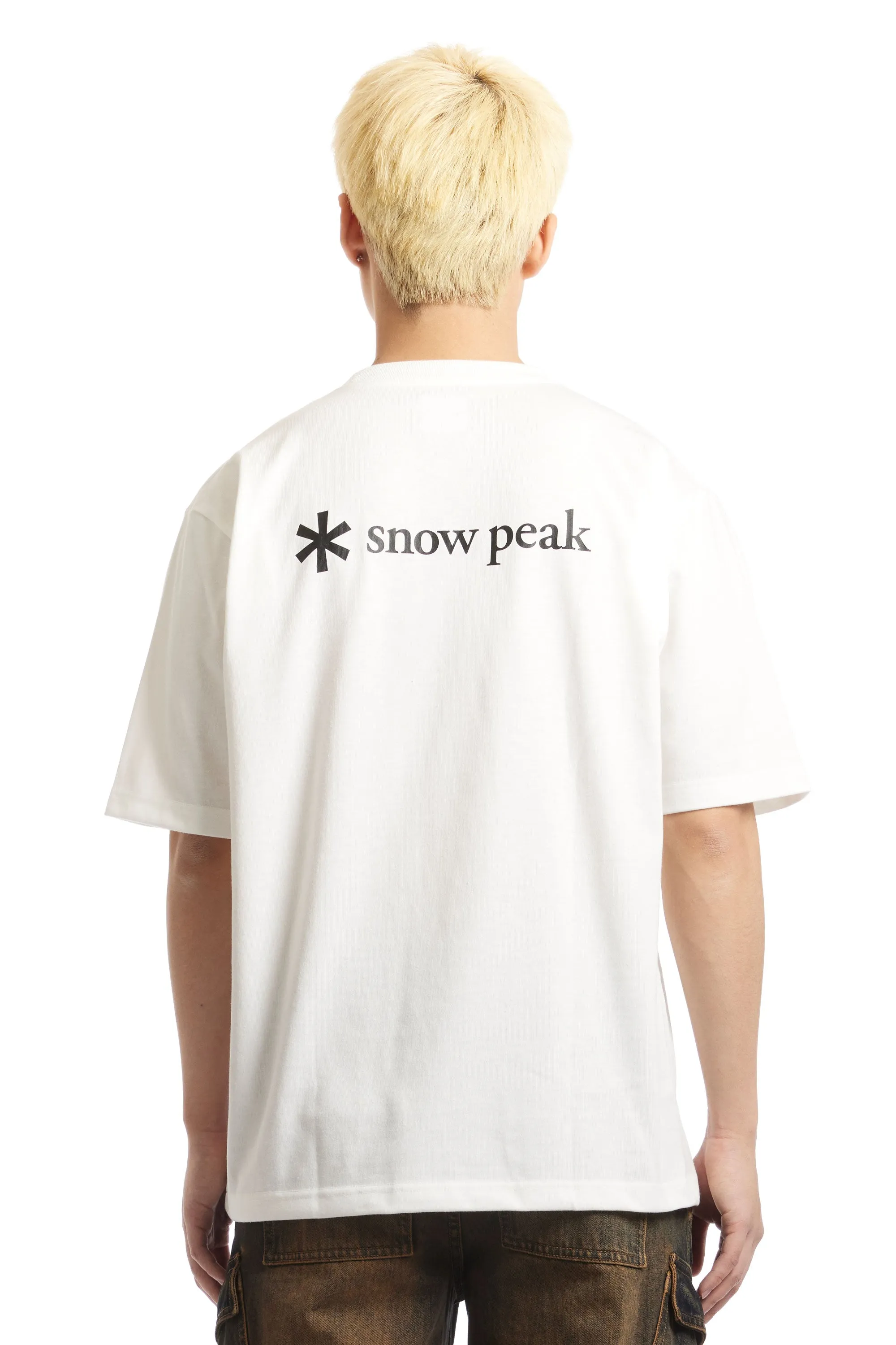 SNOW PEAK - SP BACK PRINTED LOGO TEE