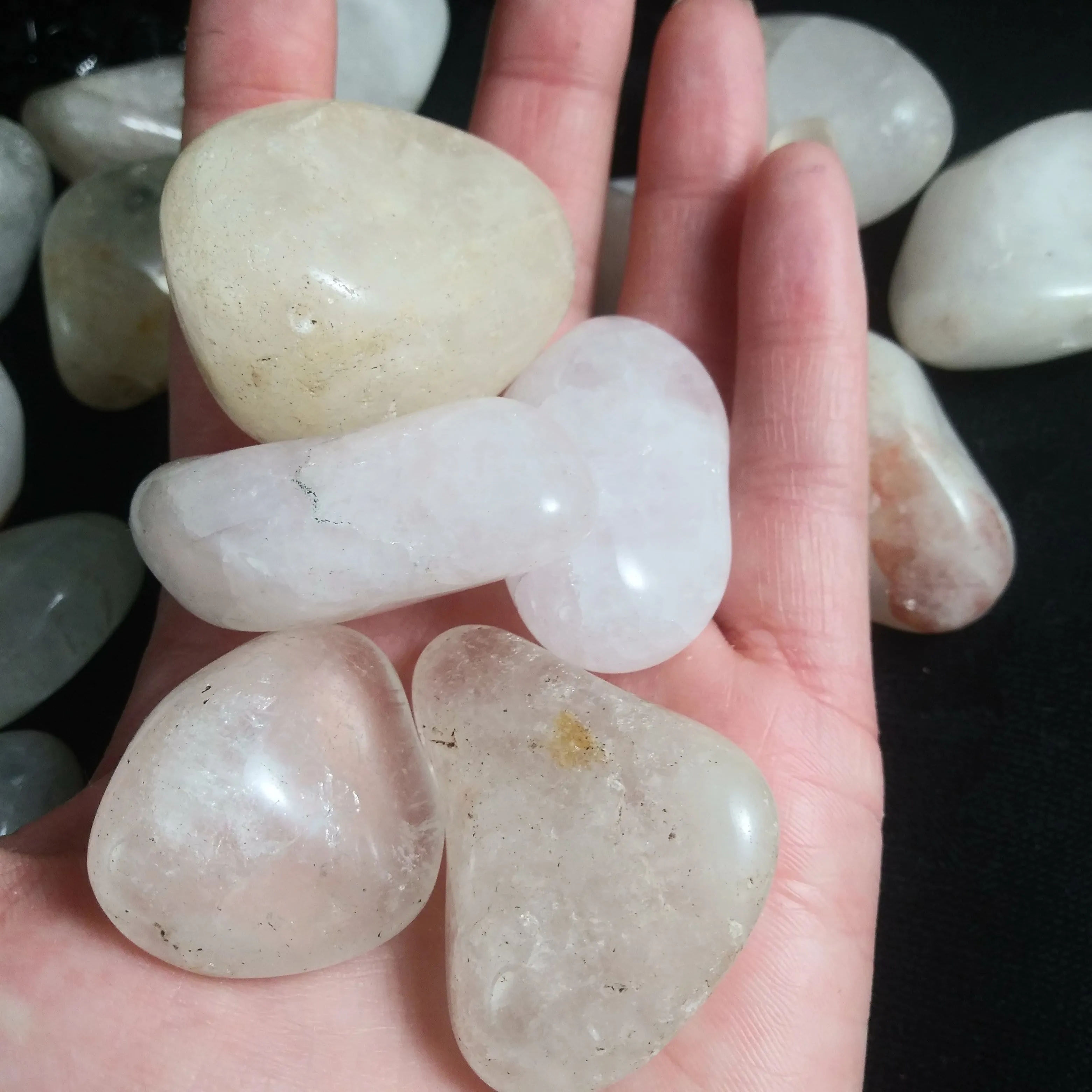 Snow Quartz Tumbled