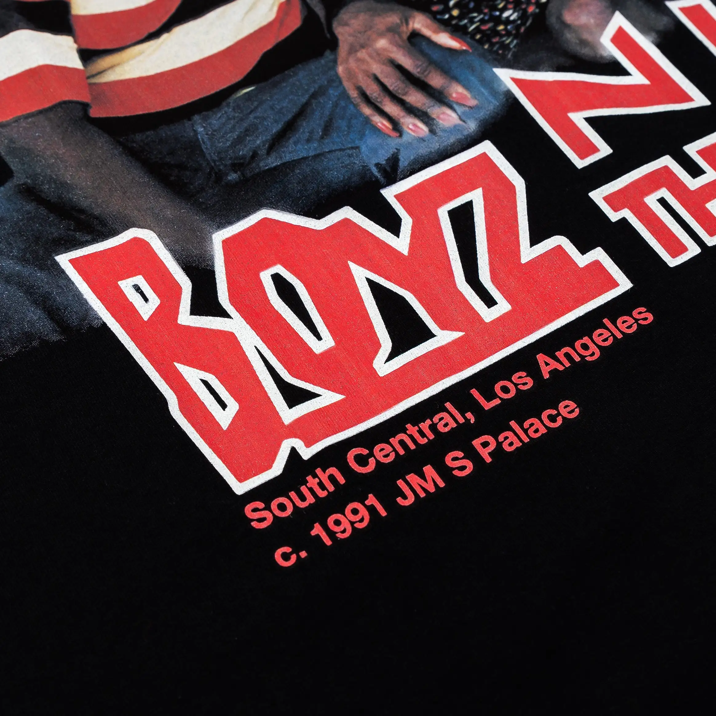 SP x Boyz N The Hood Doughboy Montage Mens Short Sleeve Shirt (Black/Red)