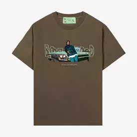 SP x Boyz N The Hood Stop The Violence Mens Short Sleeve Shirt (Brown/Sage)