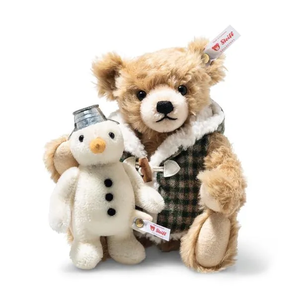 Steiff Teddy Bear with Snowman Limited Edition Christmas Pre-Order