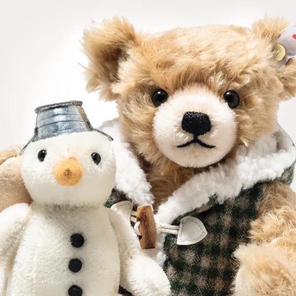 Steiff Teddy Bear with Snowman Limited Edition Christmas Pre-Order