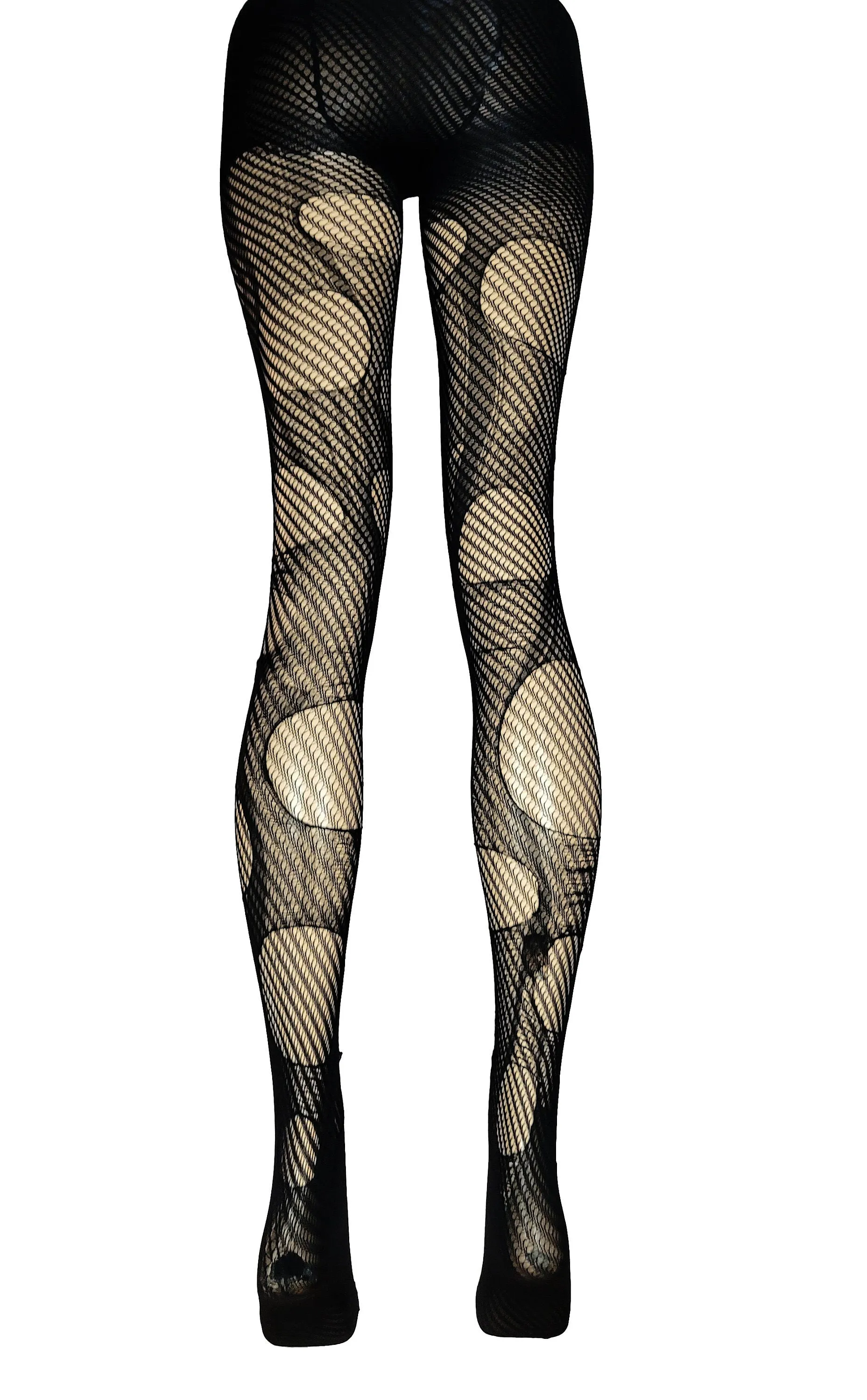 Tattered & torn fishnet tights | Swirl