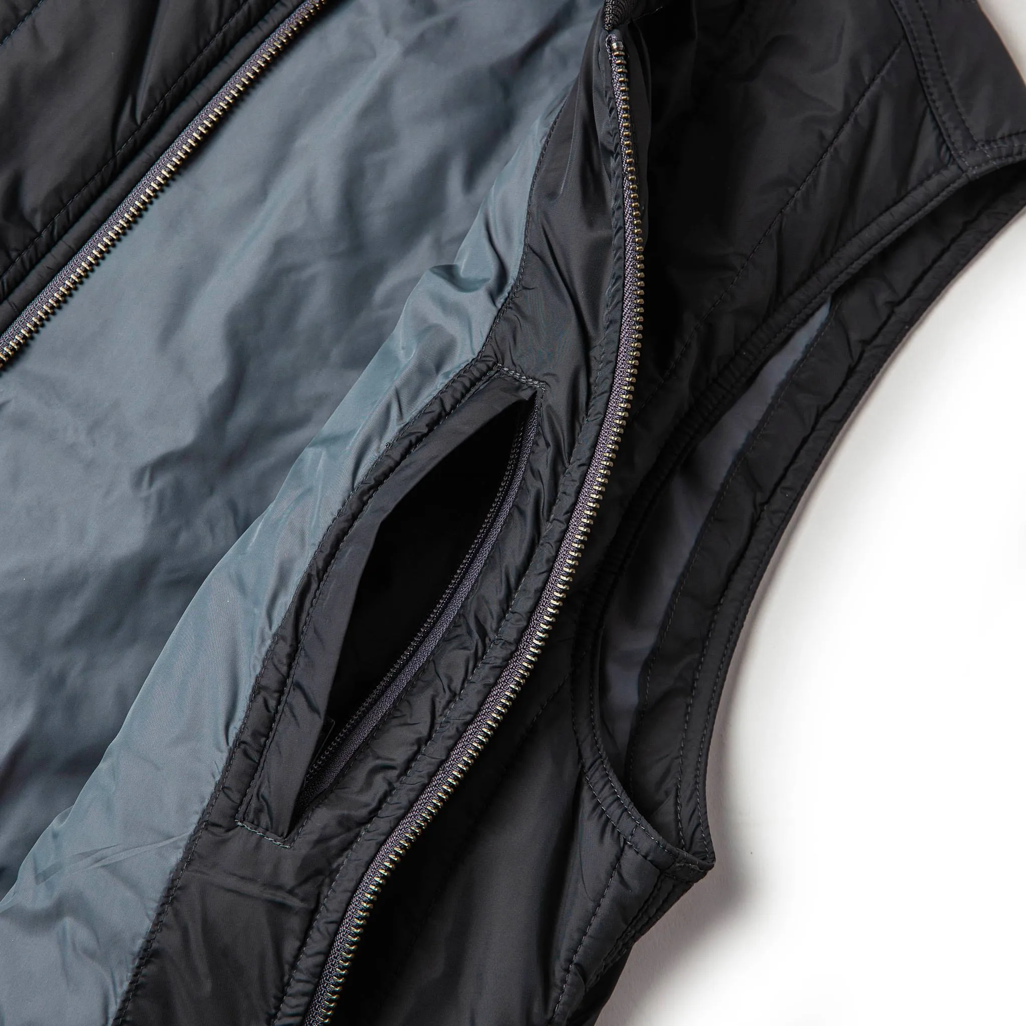 The Able Vest in Quilted Charcoal