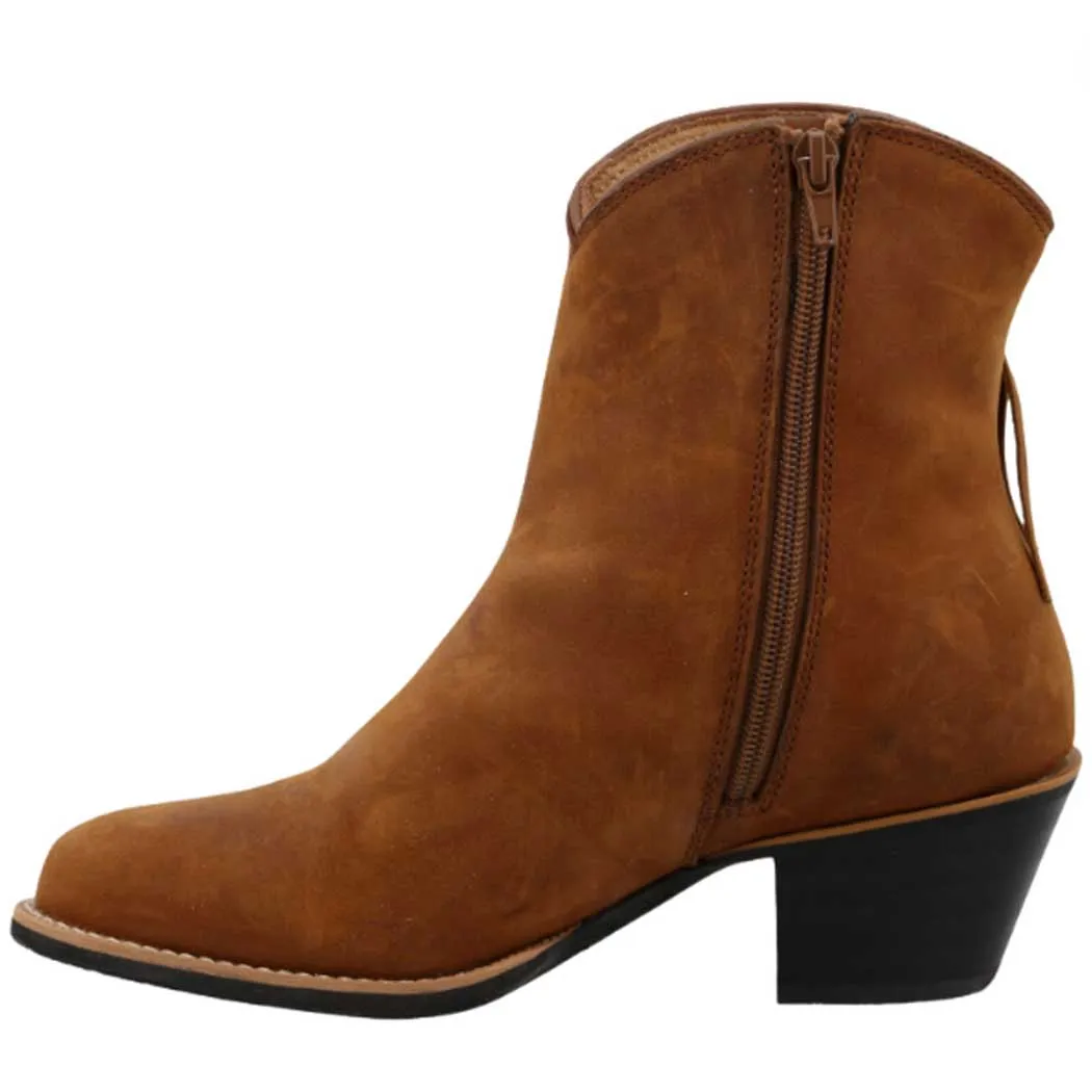 Twisted X 7'' Western Fashion Bootie Oiled Saddle & Tan (Women's)